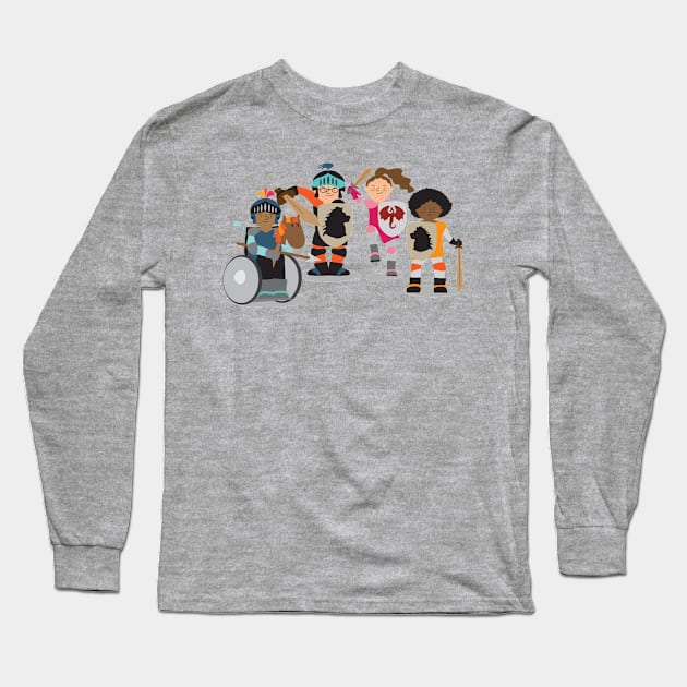 Knight kids Long Sleeve T-Shirt by Ayeletbarnoy